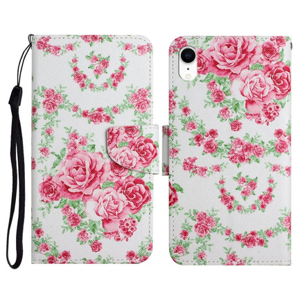 Painted Pattern Horizontal Flip Leather Case with Holder & Card Slot & Wallet, For iPhone XR