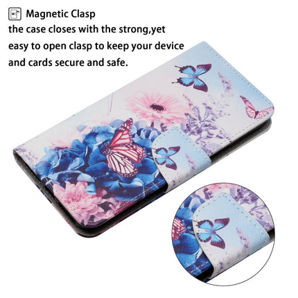 Painted Pattern Horizontal Flip Leather Case with Holder & Card Slot & Wallet, For iPhone SE 2022 / SE 2020 / 8 / 7