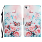 For iPhone SE 2022 / SE 2020 / 8 / 7 / Peony Butterfly