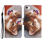 For iPhone SE 2022 / SE 2020 / 8 / 7 / Butterfly Cat