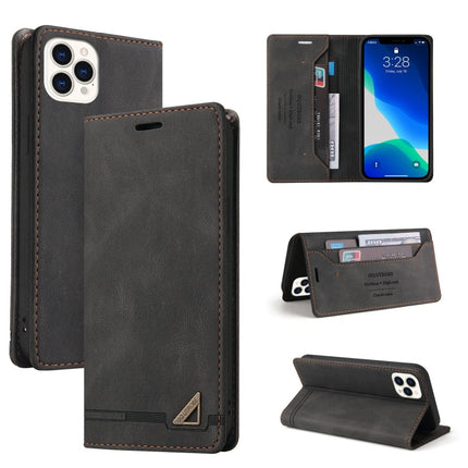 Skin Feel Anti-theft Brush Horizontal Flip Leather Case with Holder & Card Slots & Wallet, For iPhone 13 Pro Max, For iPhone 13 Pro, For iPhone 13, For iPhone 13 mini, For iPhone 12 Pro Max, For iPhone 12 / 12 Pro