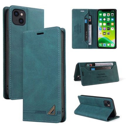 Skin Feel Anti-theft Brush Horizontal Flip Leather Case with Holder & Card Slots & Wallet, For iPhone 13 Pro Max, For iPhone 13 Pro, For iPhone 13, For iPhone 13 mini, For iPhone 12 Pro Max, For iPhone 12 / 12 Pro