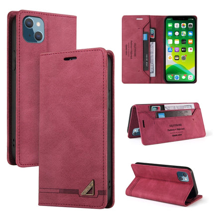 Skin Feel Anti-theft Brush Horizontal Flip Leather Case with Holder & Card Slots & Wallet, For iPhone 13 Pro Max, For iPhone 13 Pro, For iPhone 13, For iPhone 13 mini, For iPhone 12 Pro Max, For iPhone 12 / 12 Pro