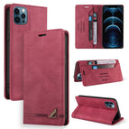 For iPhone 12 Pro Max / Wine Red