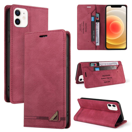 Skin Feel Anti-theft Brush Horizontal Flip Leather Case with Holder & Card Slots & Wallet, For iPhone 13 Pro Max, For iPhone 13 Pro, For iPhone 13, For iPhone 13 mini, For iPhone 12 Pro Max, For iPhone 12 / 12 Pro