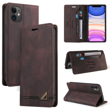 Skin Feel Anti-theft Brush Horizontal Flip Leather Case with Holder & Card Slots & Wallet, For iPhone 12 mini, For iPhone 11 Pro Max, For iPhone 11 Pro, For iPhone 11, For iPhone XS Max, For iPhone XR