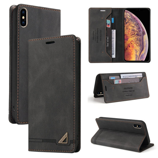 Skin Feel Anti-theft Brush Horizontal Flip Leather Case with Holder & Card Slots & Wallet, For iPhone X / XS, For iPhone SE 2022 / SE 2020 / 8 / 7, For iPhone 8 Plus & 7 Plus