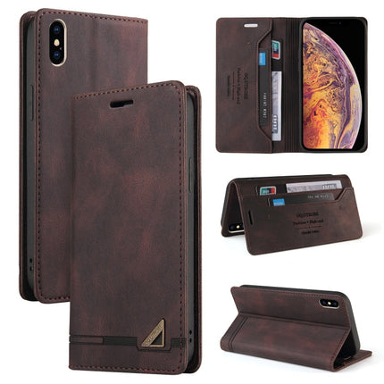 Skin Feel Anti-theft Brush Horizontal Flip Leather Case with Holder & Card Slots & Wallet, For iPhone X / XS, For iPhone SE 2022 / SE 2020 / 8 / 7, For iPhone 8 Plus & 7 Plus