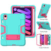 Contrast Color Robot Shockproof Silicone + PC Protective Case with Holder & Pen Slot, For iPad mini 2024 / mini 6