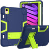 Contrast Color Robot Shockproof Silicone + PC Protective Case with Holder & Pen Slot, For iPad mini 2024 / mini 6