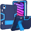 Contrast Color Robot Shockproof Silicone + PC Protective Case with Holder & Pen Slot, For iPad mini 2024 / mini 6