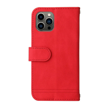 Skin Feel Life Tree Metal Button Horizontal Flip Leather Case with Holder & Card Slot & Wallet & Photo Frame & Strap, For iPhone 11 Pro, For iPhone 11 Pro Max, For iPhone SE 2022 / SE 2020 / 8 / 7, For iPhone 8 Plus / 7 Plus