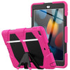 Shockproof Colorful Silicone + PC Protective Case with Holder & Pen Slot, For iPad 10.2 2021 / 2020 / 2019