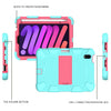 Two-Color Robot Shockproof Silicone + PC Protective Case with Holder & Pen Slot, For iPad mini 2024 / mini 6