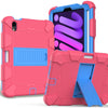 Two-Color Robot Shockproof Silicone + PC Protective Case with Holder & Pen Slot, For iPad mini 2024 / mini 6