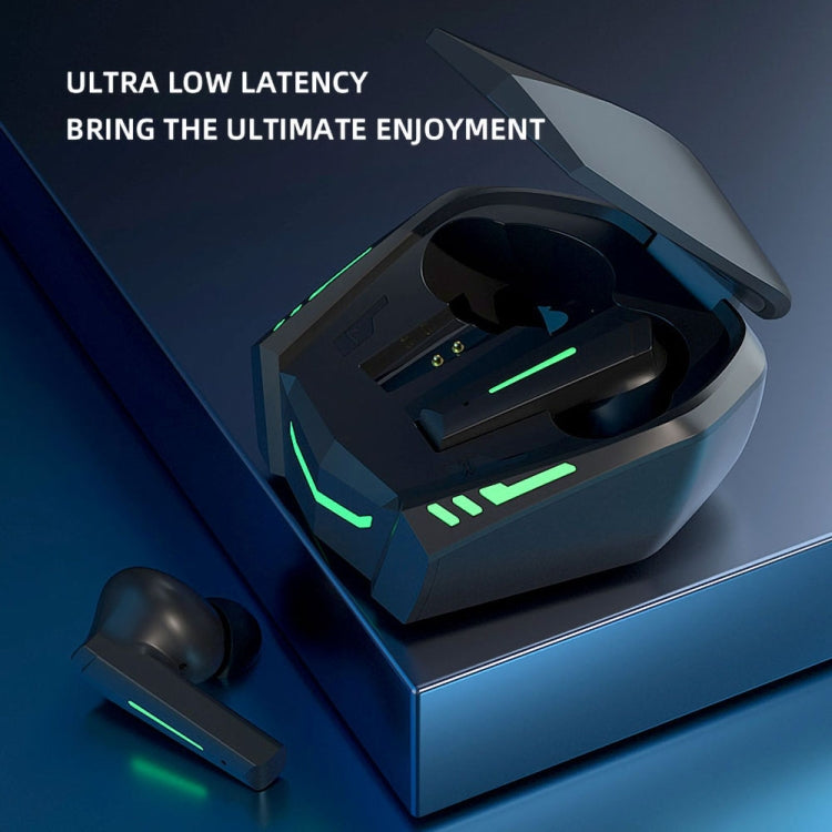 Original Lenovo XT80 TWS Game / Music Dual Mode Bluetooth Earphone with Breathing Light & Charging Box