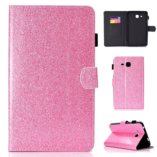 Varnish Glitter Powder Horizontal Flip Leather Case with Holder & Card Slot, For Galaxy Tab A 7.0 (2016), For Galaxy Tab A 8.0, For Galaxy Tab A 8.0 (2019), For Galaxy Tab A 10.1 (2016)