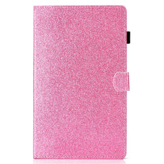 Varnish Glitter Powder Horizontal Flip Leather Case with Holder & Card Slot