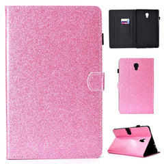 Varnish Glitter Powder Horizontal Flip Leather Case with Holder & Card Slot