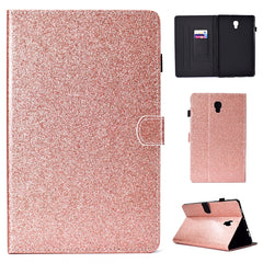Varnish Glitter Powder Horizontal Flip Leather Case with Holder & Card Slot
