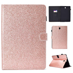 Varnish Glitter Powder Horizontal Flip Leather Case with Holder & Card Slot