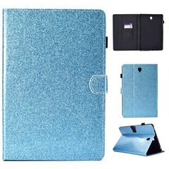Varnish Glitter Powder Horizontal Flip Leather Case with Holder & Card Slot