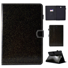 Varnish Glitter Powder Horizontal Flip Leather Case with Holder & Card Slot