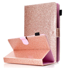 Varnish Glitter Powder Horizontal Flip Leather Case with Holder & Card Slot, For 8 inch Tablet, For 10 inch Tablet