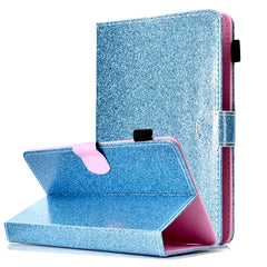 Varnish Glitter Powder Horizontal Flip Leather Case with Holder & Card Slot, For 8 inch Tablet, For 10 inch Tablet