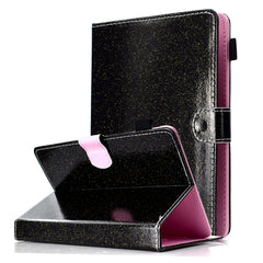 Varnish Glitter Powder Horizontal Flip Leather Case with Holder & Card Slot, For 8 inch Tablet, For 10 inch Tablet