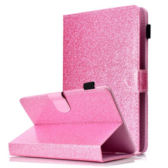 Varnish Glitter Powder Horizontal Flip Leather Case with Holder & Card Slot, For 8 inch Tablet, For 10 inch Tablet