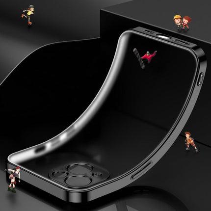 Electroplated Edge Frosted TPU Shockproof Case, For iPhone 13 Pro Max