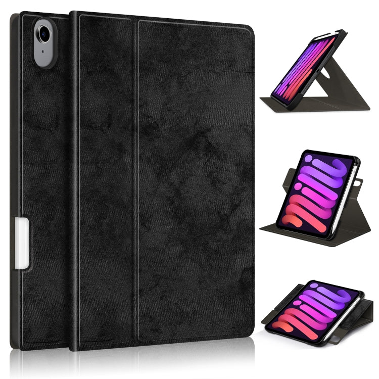 Solid Color Voltage Horizontal Flip PU Leather Case with Rotating Holder & Pen Slot & Sleep / Wake-up Function, For iPad mini 2024 / mini 6