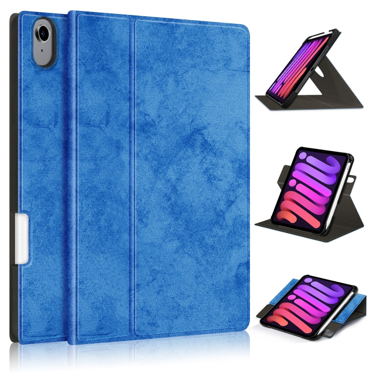 Solid Color Voltage Horizontal Flip PU Leather Case with Rotating Holder & Pen Slot & Sleep / Wake-up Function, For iPad mini 2024 / mini 6