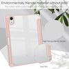 Tri-folding Acrylic TPU Leather Tablet Case with Holder & Pen Slot, For iPad mini 6 / mini 2024