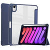 Tri-folding Acrylic TPU Leather Tablet Case with Holder & Pen Slot, For iPad mini 6 / mini 2024