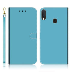 Imitated Mirror Surface Horizontal Flip Leather Case with Holder & Card Slots & Wallet & Lanyard, For iPhone 7 / 8, For Samsung Galaxy A20s, For Samsung Galaxy A20e, For Samsung Galaxy A20 / A30