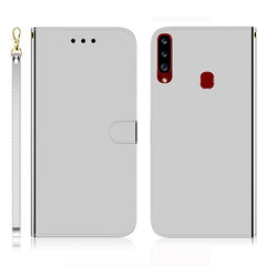 Imitated Mirror Surface Horizontal Flip Leather Case with Holder & Card Slots & Wallet & Lanyard, For iPhone 7 / 8, For Samsung Galaxy A20s, For Samsung Galaxy A20e, For Samsung Galaxy A20 / A30