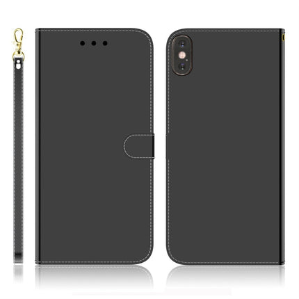 Imitated Mirror Surface Horizontal Flip Leather Case with Holder & Card Slots & Wallet & Lanyard, For Samsung Galaxy S9+, For iPhone X / XS, For Samsung Galaxy S10, For Sony Xperia 1