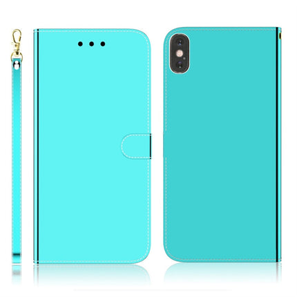 Imitated Mirror Surface Horizontal Flip Leather Case with Holder & Card Slots & Wallet & Lanyard, For Samsung Galaxy S9+, For iPhone X / XS, For Samsung Galaxy S10, For Sony Xperia 1