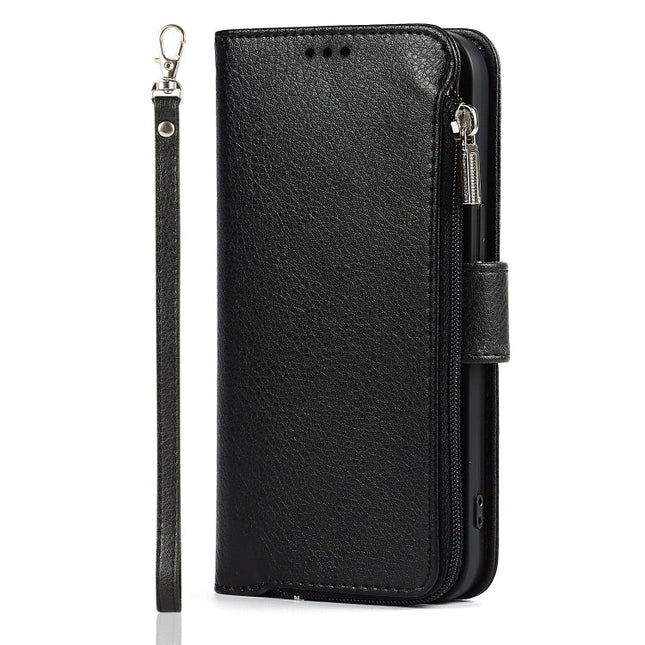 Microfiber Zipper Horizontal Flip Leather Case with Holder & Card Slots & Wallet, For iPhone 13 mini, For iPhone 13, For iPhone 13 Pro, For iPhone 13 Pro Max