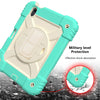 Shockproof PC + Silicone Combination Case with Holder & Hand Strap & Shoulder Strap, For iPad mini 2024 / mini 6