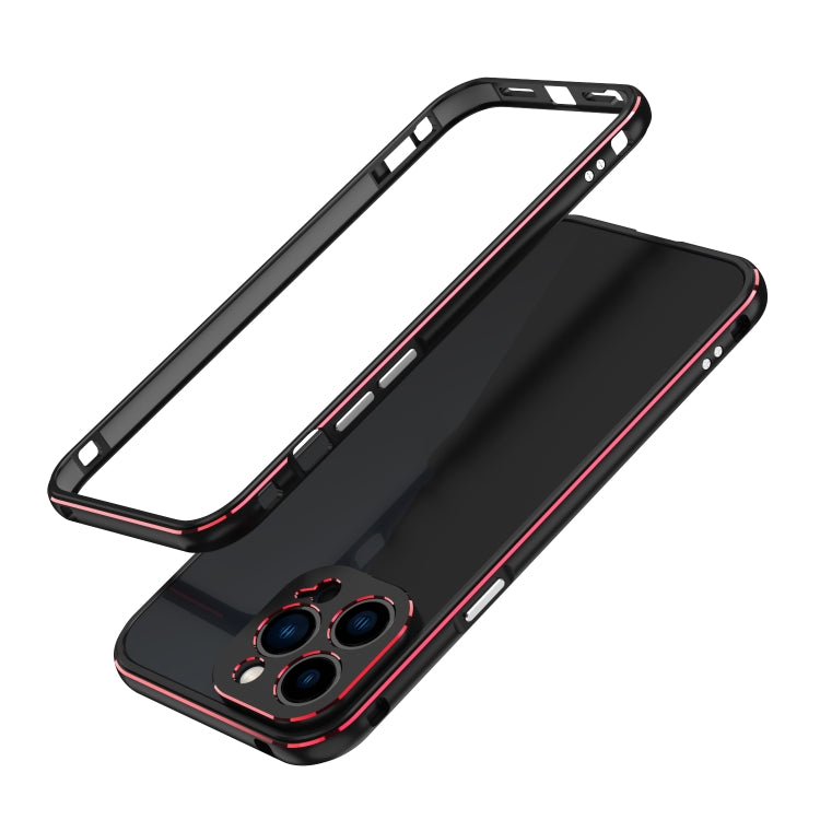 Aurora Series Lens Protector + Metal Frame Protective Case, For iPhone 13 Pro, For iPhone 13 Pro Max