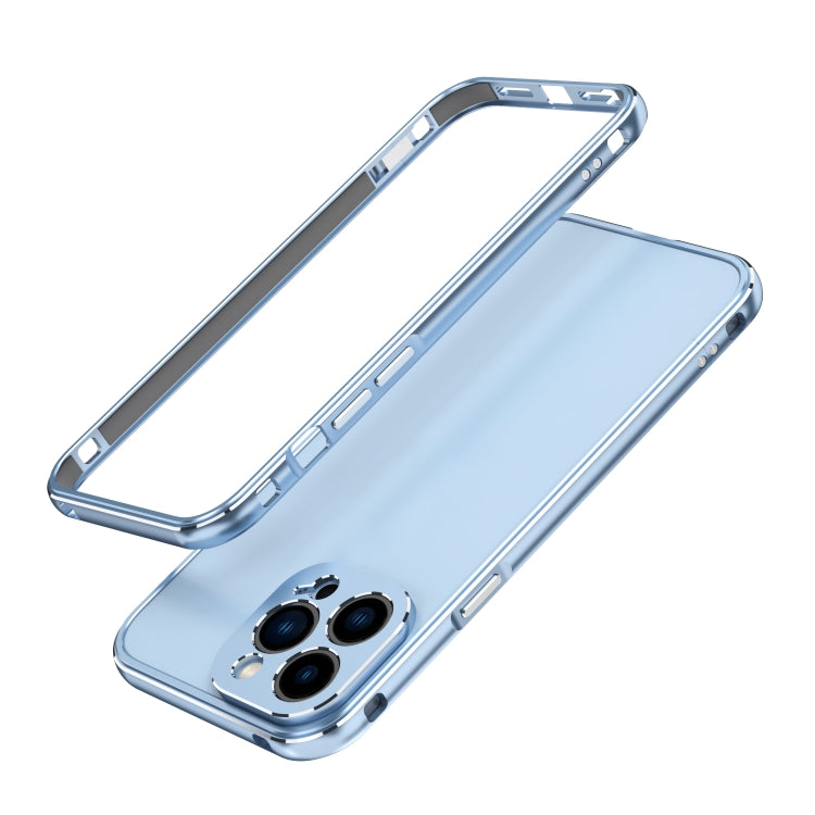 Aurora Series Lens Protector + Metal Frame Protective Case, For iPhone 13 Pro, For iPhone 13 Pro Max