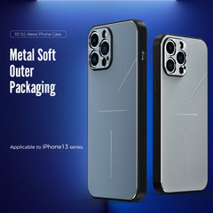 R-JUST RJ-52 3-Line Style Metal TPU Shockproof Protective Case
