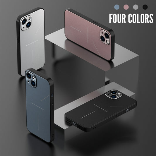 R-JUST RJ-52 3-Line Style Metal TPU Shockproof Protective Case, For iPhone 11 Pro, For iPhone 11 Pro Max