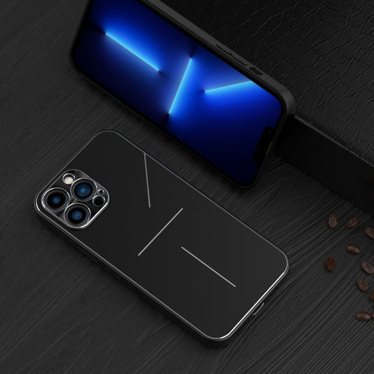 R-JUST RJ-52 3-Line Style Metal TPU Shockproof Protective Case, For iPhone 11 Pro, For iPhone 11 Pro Max