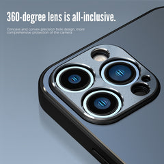 R-JUST RJ-52 3-Line Style Metal TPU Shockproof Protective Case, For iPhone 11 Pro, For iPhone 11 Pro Max