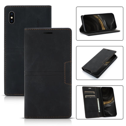 Dream Magnetic Suction Business Horizontal Flip PU Leather Case with Holder & Card Slot & Wallet, For iPhone 11 Pro, For iPhone 11 Pro Max, For iPhone X / XS, For iPhone XR