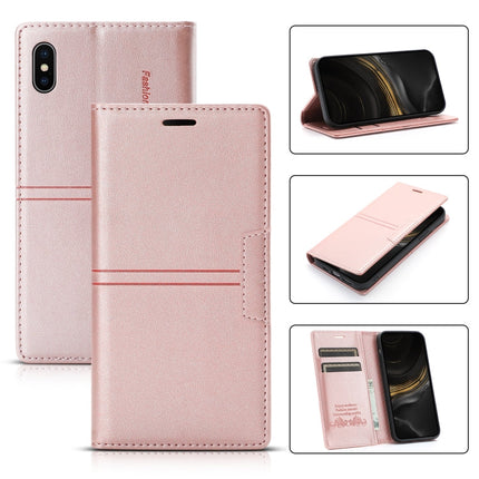 Dream Magnetic Suction Business Horizontal Flip PU Leather Case with Holder & Card Slot & Wallet, For iPhone XS Max, For iPhone SE 2022 / SE 2020 / 8 / 7, For iPhone 8 Plus / 7 Plus